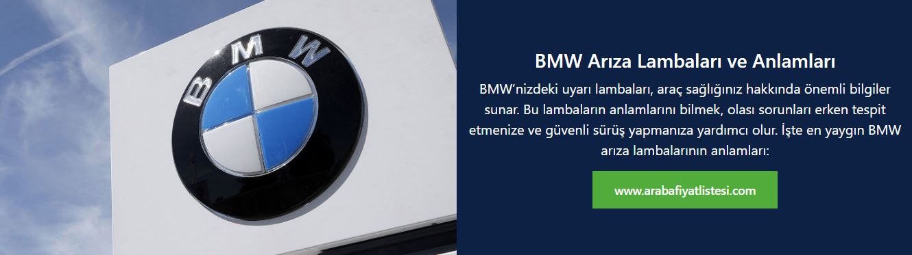 bmw ariza lambalari