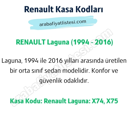 renault laguna kasa kodlari renault laguna kasa kodlari